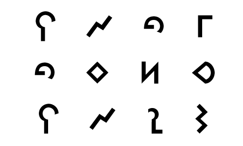Elementary C typeface (Simon Renaud)